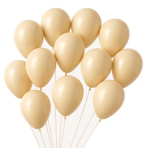 GLOBOLANDIA GLOBOS COLOR 12" LATTE CREAM x 25u